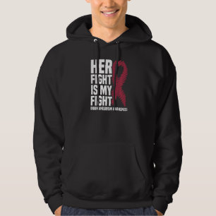 Her Fight Is My Fight Brain Aneurysm Awareness Hoodie