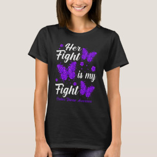 Her Fight Is My Fight Crohn's Disease Awareness Bu T-Shirt