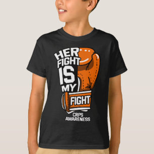Her Fight Is My Fight Crps Awareness Rsd Orange Ri T-Shirt