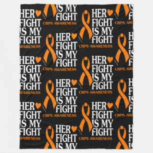 Her Fight is My Fight...CRPS Fleece Blanket
