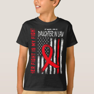 Her Fight Is My Fight Daughter In Law Heart Diseas T-Shirt
