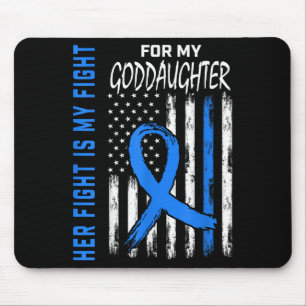 Her Fight Is My Fight Diabetes Awareness Shirt God Mouse Mat