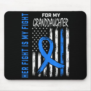 Her Fight Is My Fight Diabetes Awareness Shirt Gra Mouse Mat