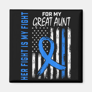 Her Fight Is My Fight Diabetes Awareness Shirt Gre Magnet