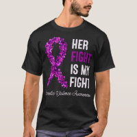 Her Fight Is My Fight Domestic Violence Purple Rib
