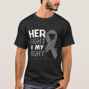 Her Fight Is My Fight DYSLEXIA AWARENESS Feather T-Shirt