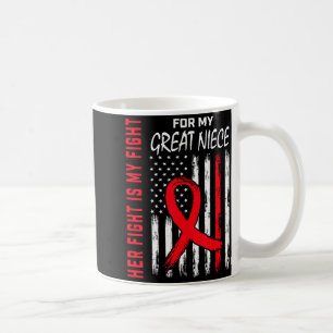 Her Fight Is My Fight Great Niece Heart Disease Aw Coffee Mug