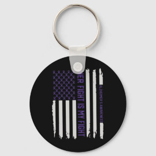Her Fight Is My Fight Heimerheimer Awareness Ameri Key Ring