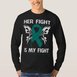 Her Fight Is My Fight KNEE INJURY AWARENESS Butter T-Shirt