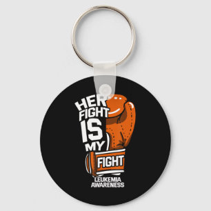Her Fight Is My Fight Leukaemia Awareness Blood Ca Key Ring