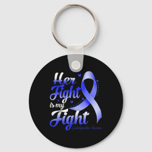 Her Fight Is My Fight Leukaemia Awareness Warrior Key Ring
