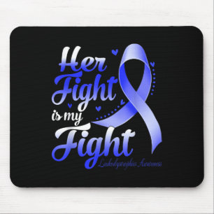 Her Fight Is My Fight Leukaemia Awareness Warrior Mouse Mat