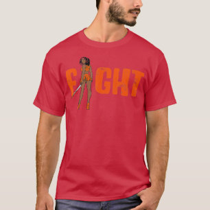 Her Fight Is My Fight Leukaemia Melanin Warrior Aw T-Shirt