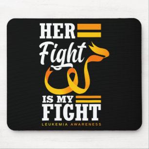 Her Fight Is My Fight Mum Wife Daughter Leukaemia Mouse Mat