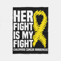 Her Fight Is My Fight Ribbon Childhood Cancer Awar
