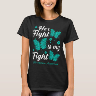Her Fight Is My Fight Scleroderma Awareness Butter T-Shirt