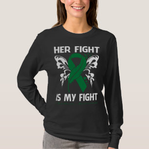 Her Fight Is My Fight SCOLIOSIS AWARENESS Butterfl T-Shirt