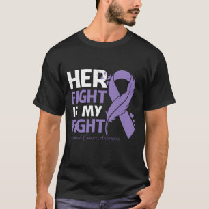 Her Fight Is My Fight STOMACH CANCER AWARENESS Fea T-Shirt