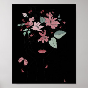 Her Fight Is My Fight Women Line Art Sickle Cell A Poster