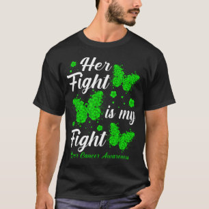 Her Fight Is My FightLiver Cancer Awareness Butter T-Shirt
