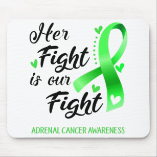 Her Fight is our Fight Adrenal Cancer Awareness Mouse Mat