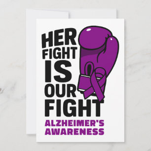 Her Fight Is Our Fight - Alzheimer’s Awareness Invitation