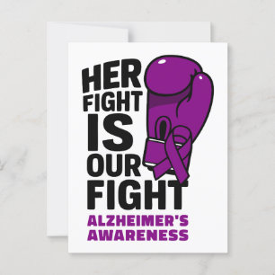 Her Fight Is Our Fight - Alzheimer’s Awareness Postcard