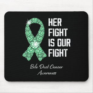 Her Fight Is Our Fight Bile Duct Cancer Awareness Mouse Mat