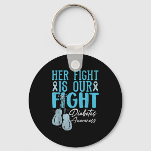 Her Fight Is Our Fight Diabetes Awareness Month Di Key Ring