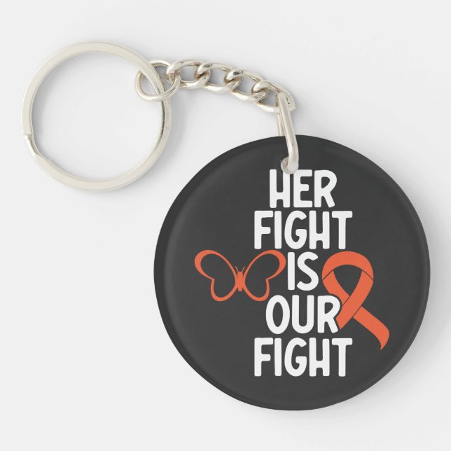 Her Fight is Our Fight Key Ring (Front)
