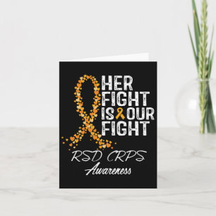 Her Fight Is Our Fight Rsd Crps Awareness 2  Card