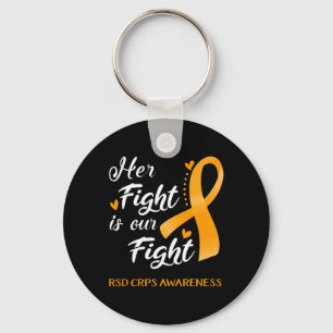 Her Fight Is Our Fight Rsd Crps Awareness  Key Ring