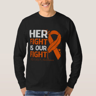 Her Fight Is Our My Fight ADHD AWARENESS Ribbon Fe T-Shirt