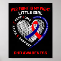 Her Fight Little Girl Chd Awareness Heart Disease 