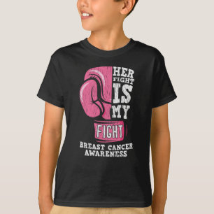 Her Fight My Fight Breast Cancer Awareness Family T-Shirt