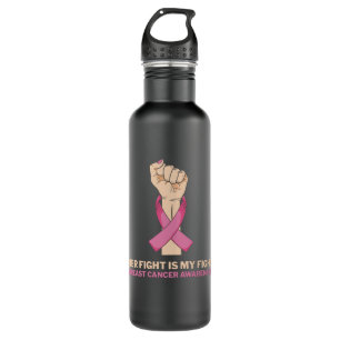 Her Fight My Fight Family Matching Breast Cancer 710 Ml Water Bottle