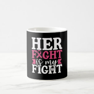 Her Fight My Fight Family Matching Breast Cancer Coffee Mug
