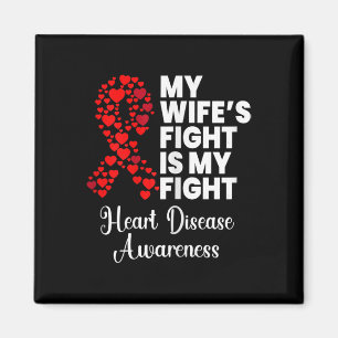 Her Fight My Fight Heart Disease Survivor Awarenes Magnet