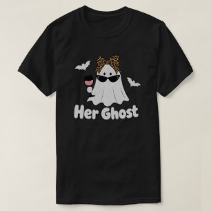 Her Ghost Matching Halloween Shirt Glam Design