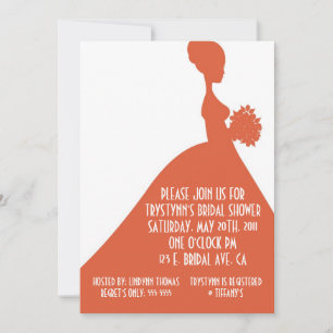 HER Invitation-BURNT ORANGE Invitation