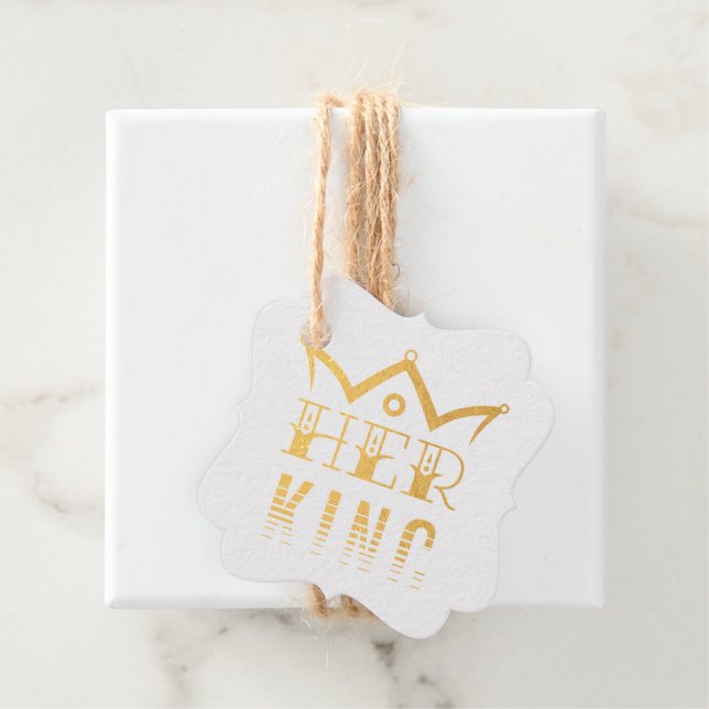 Her King Favour Tags (With Box)
