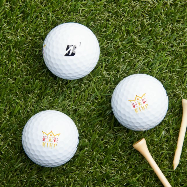 Her King Golf Balls (Insitu Grass)