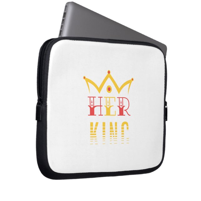 Her King Laptop Sleeve (Front Right)