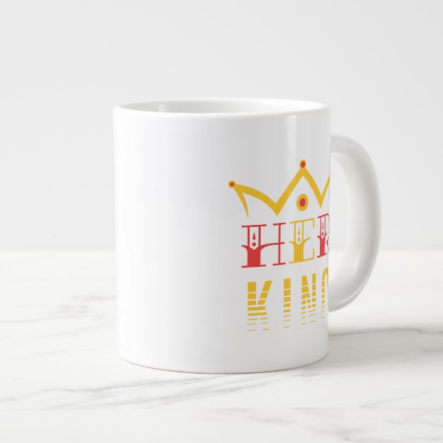 Her King Large Coffee Mug (Front Right)