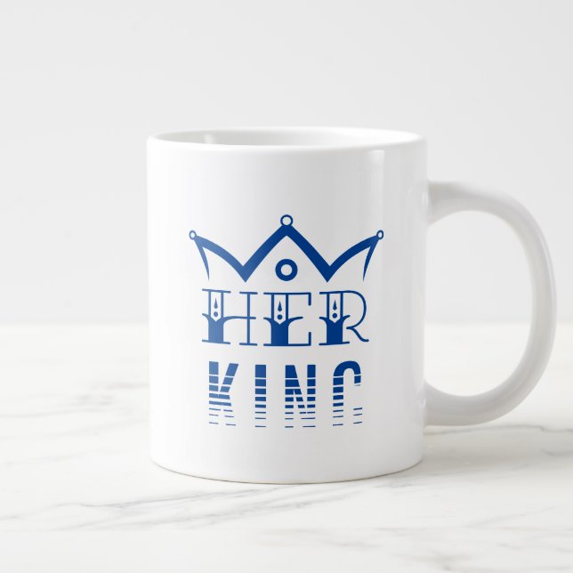 Her King Large Coffee Mug (Right)
