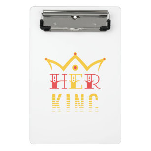 Her King Mini Clipboard