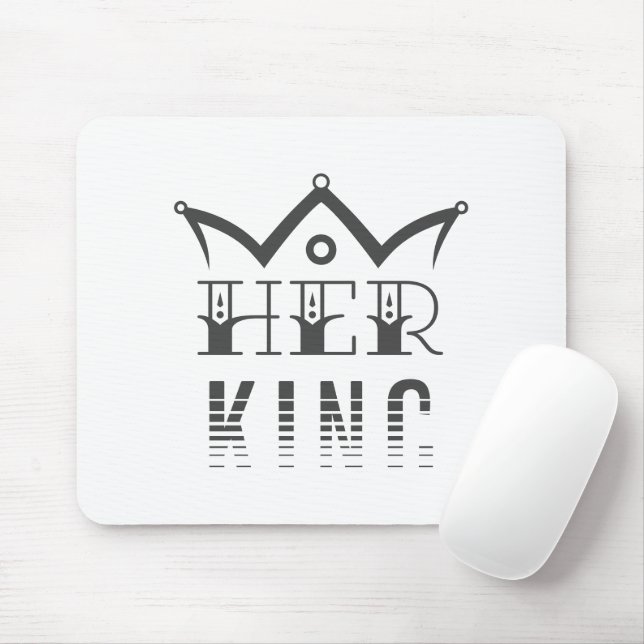 Her King Mouse Mat (With Mouse)