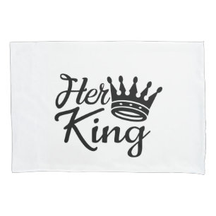 Her King Pillow Single Pillow Case Cover
