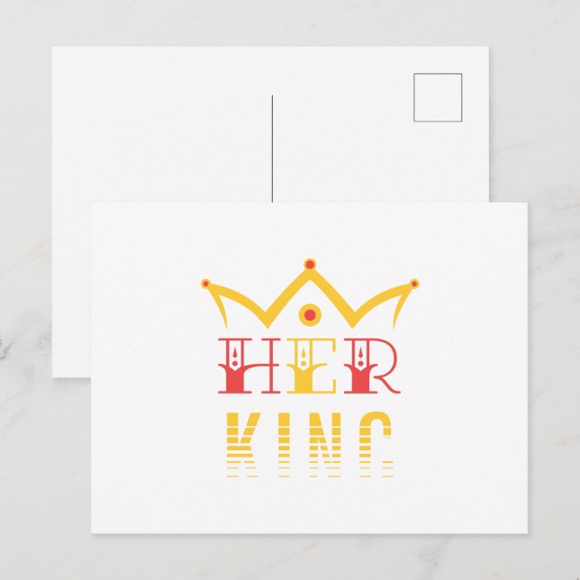 Her King Postcard (Front/Back)