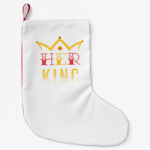 Her King Small Christmas Stocking